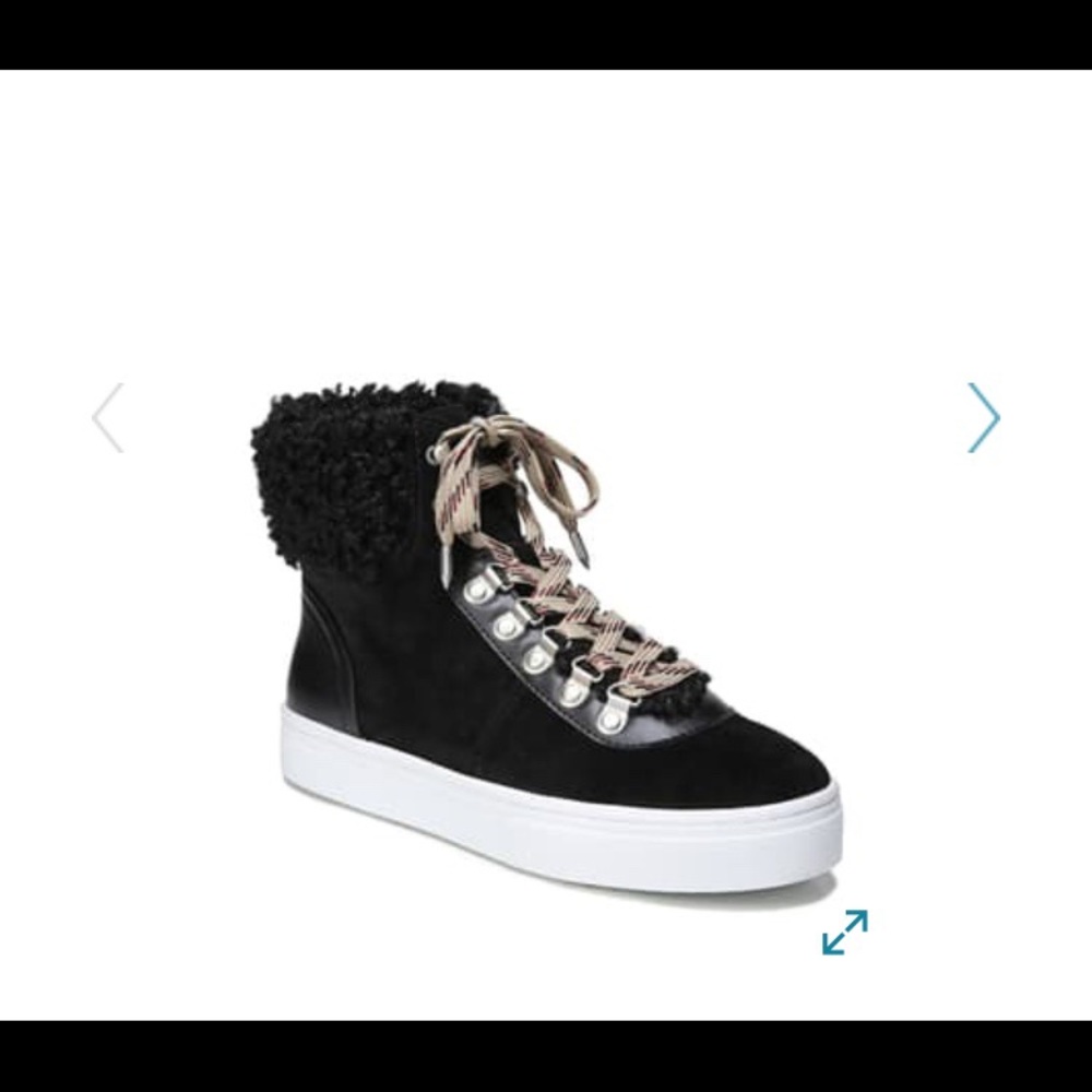 Sam Edelman Luther Fur Sneakers Size 9M